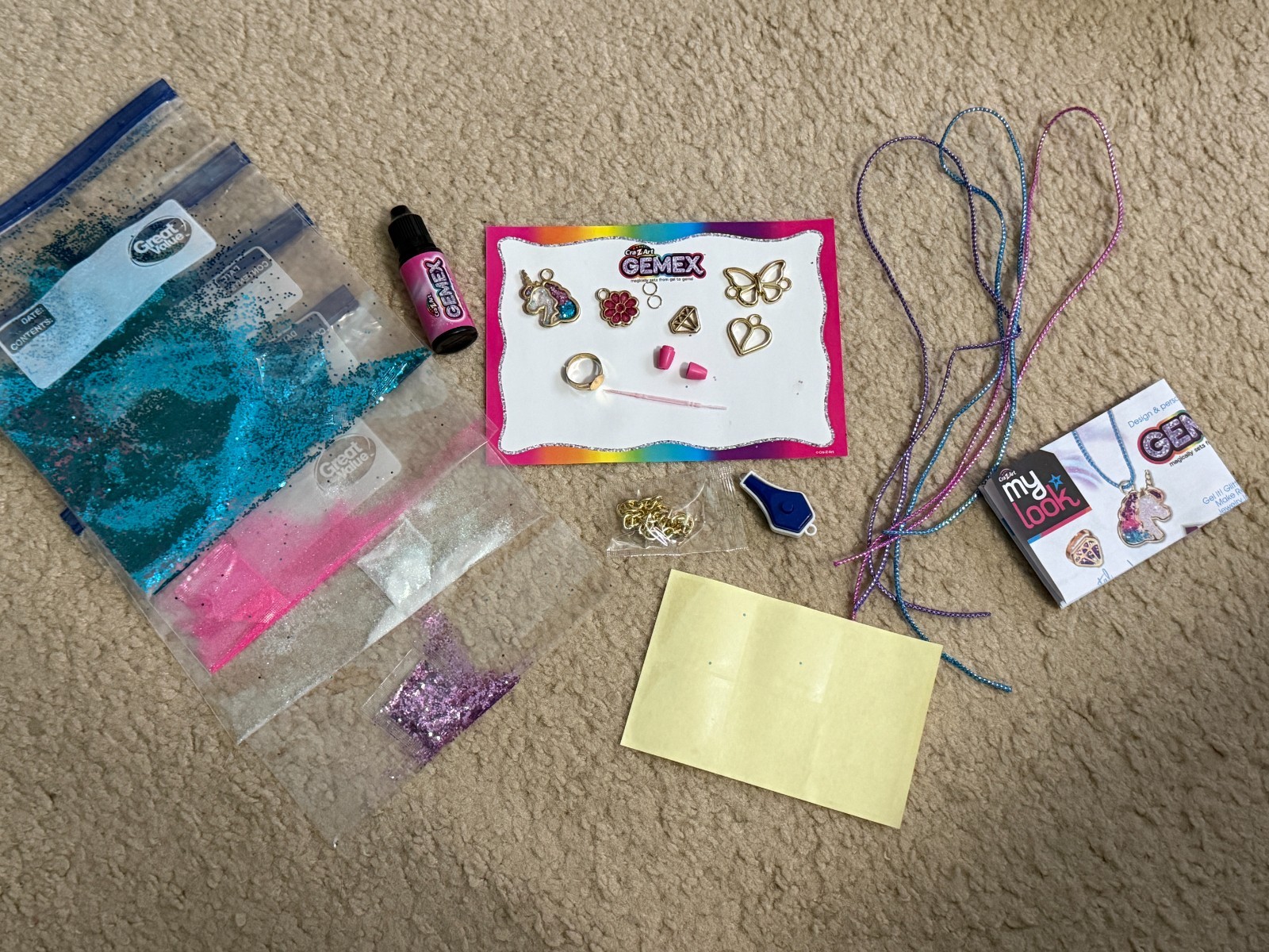 My Look Gemex Fashion Sparkling Crystal Magic Jewelry Making Kit