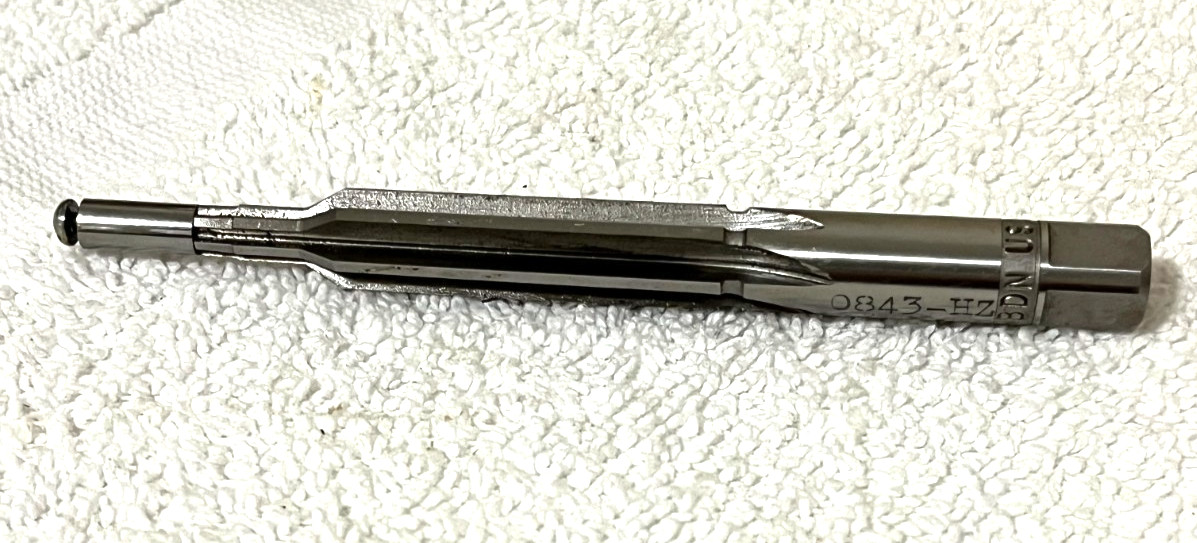 22 PPC CHAMBER REAMER W/LIVE PILOT GUN SMITH TOOL #31