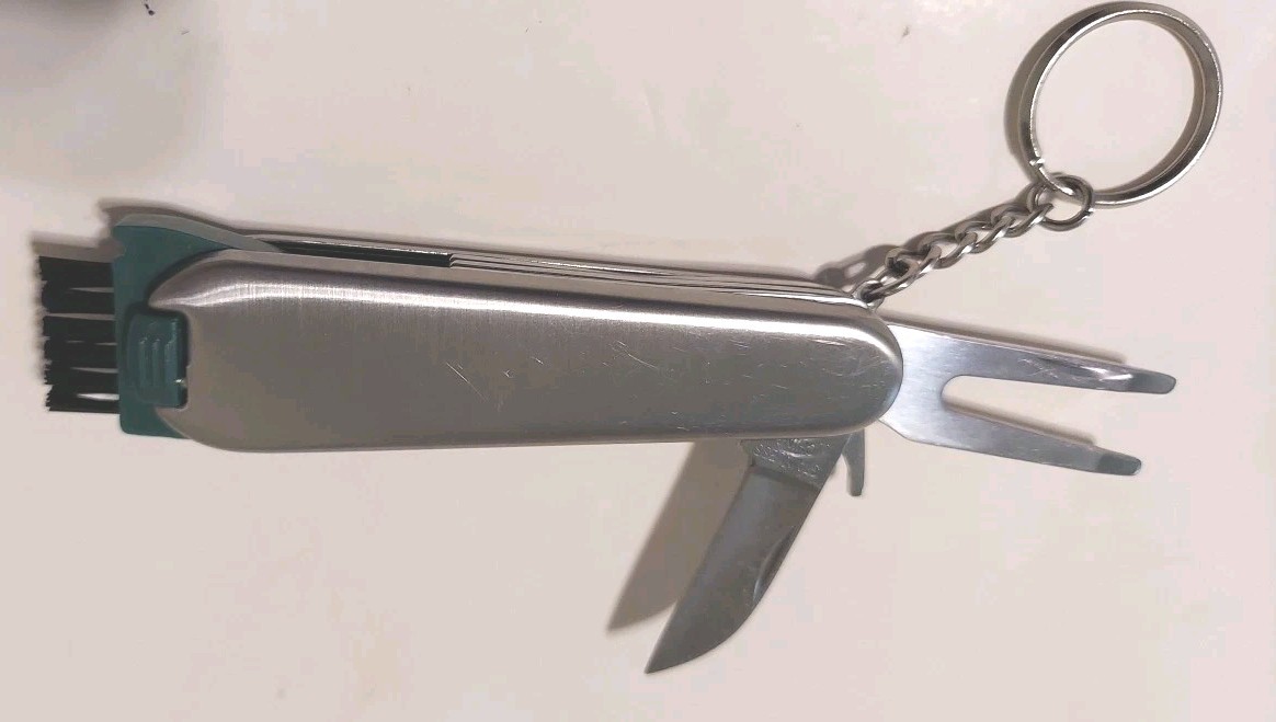 Kronos 7 Functions In One Stainless Steel Golfers Tool