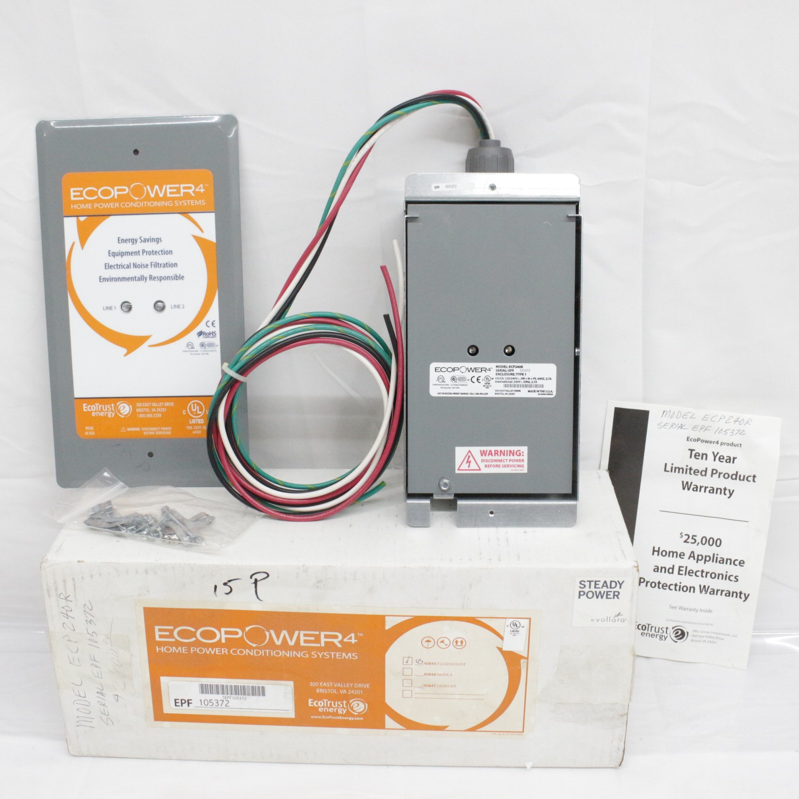 Ecopower 4 Single Phase Flush mount Residential Model ECP240R