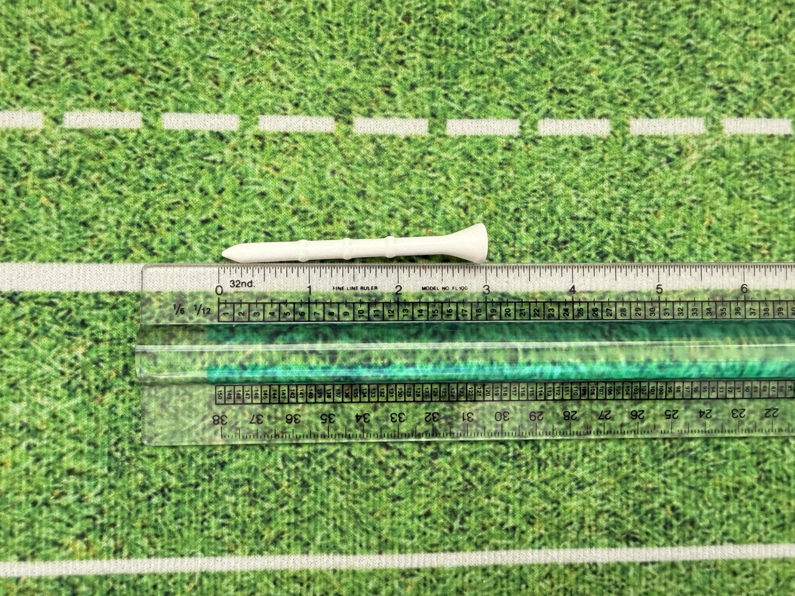iGolfTee 2-Pack 3 Inch White Wooden Step Down Castle Golf Tees 100 Tees Total