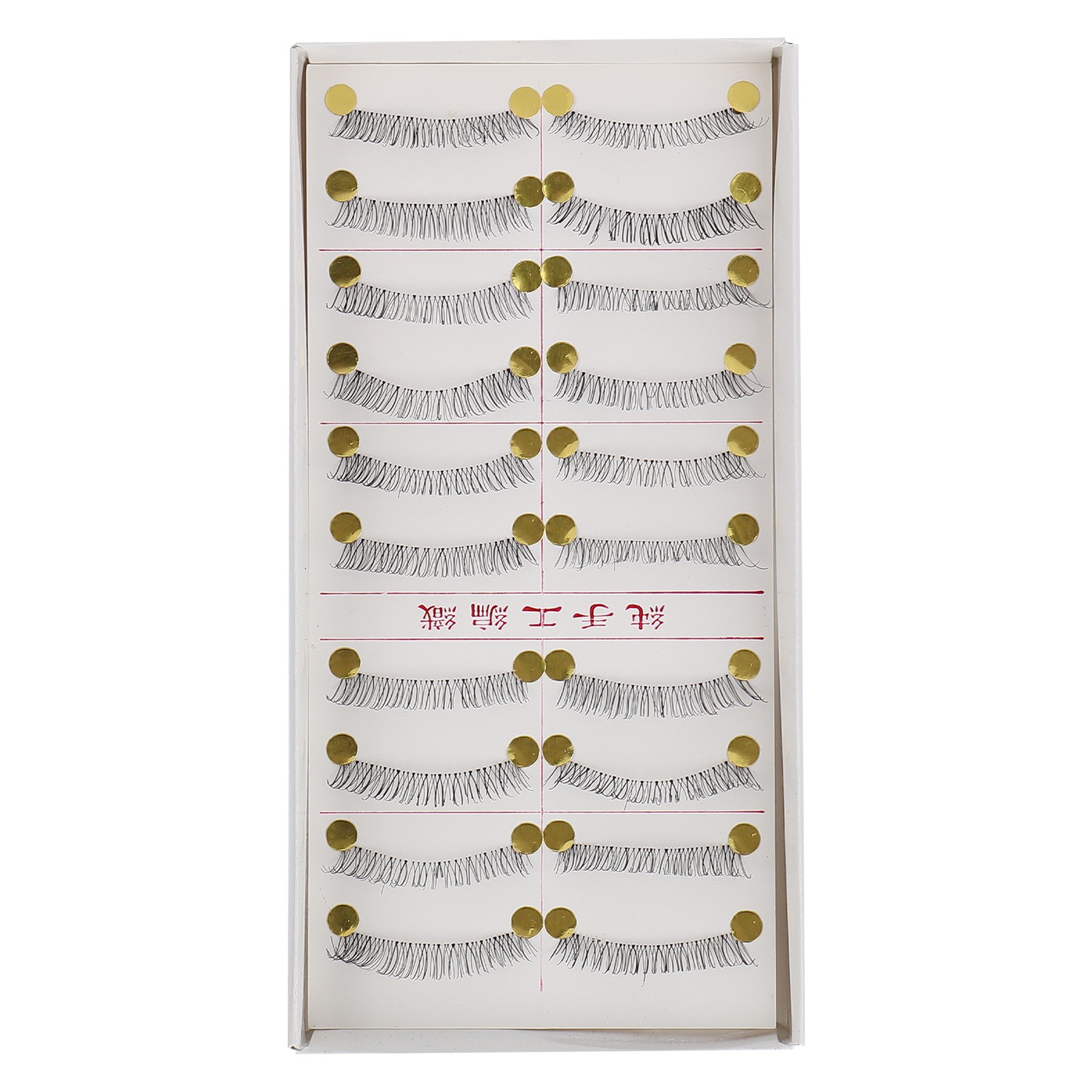 10 Pairs Thick False Eyelashes Natural Look For Makeup