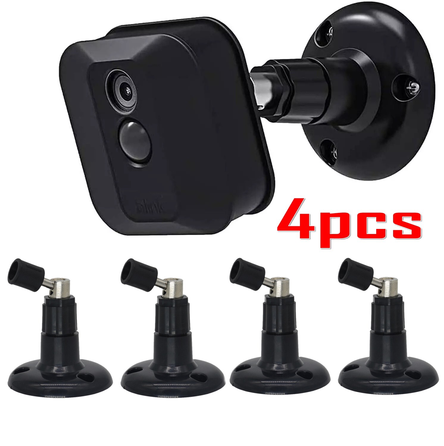4pcs Blink XT/ XT2 Camera Mount,360 Degree Adjustable Indoor/Outdoor Wall Mount