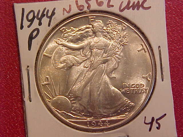 1944 LIBERTY WALKING HALF DOLLAR - UNC - SEE PICS! - (N6562)
