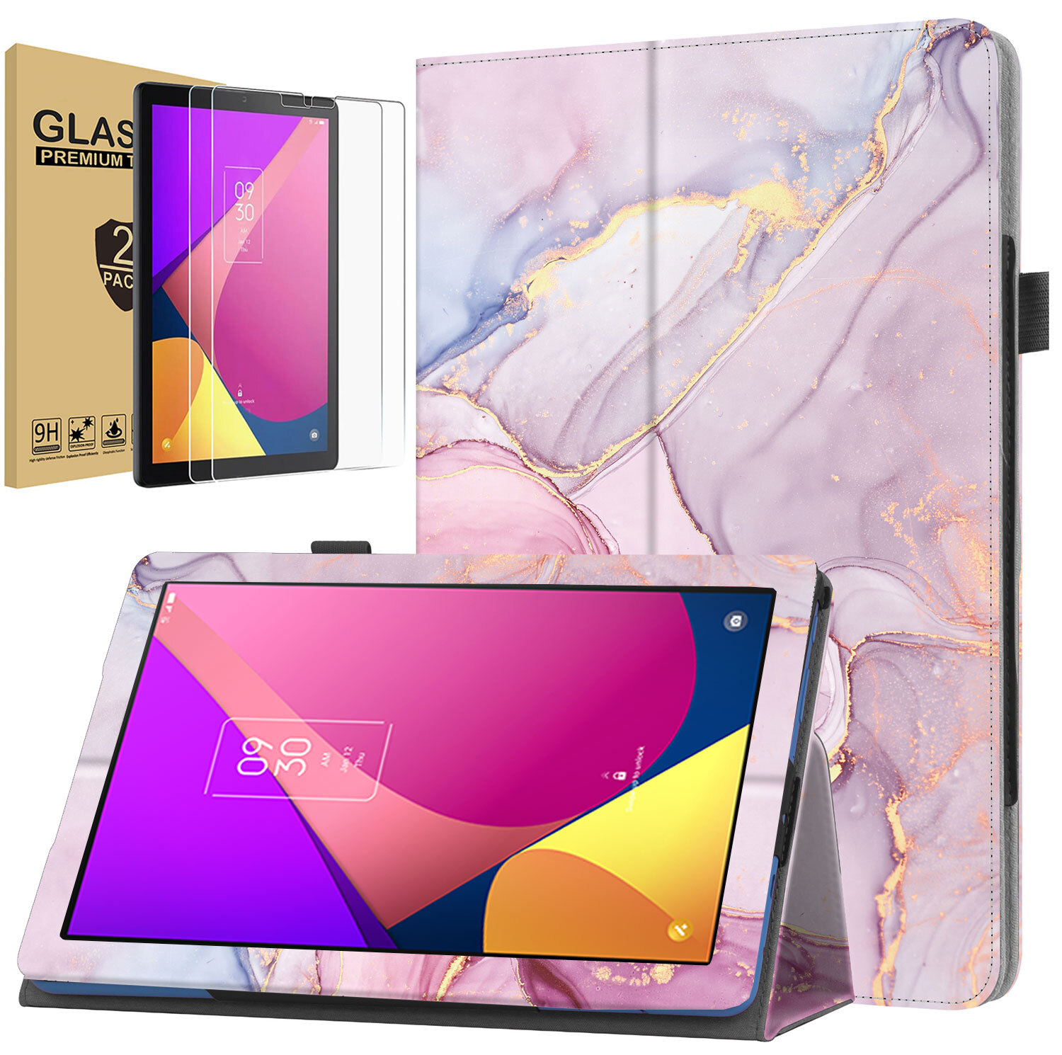 For TCL Tab 8 LE/TCL Tab 8 WiFi/TCL Tab 8 SE/Tab 8 Plus/Tab 8v Flip Folio Case