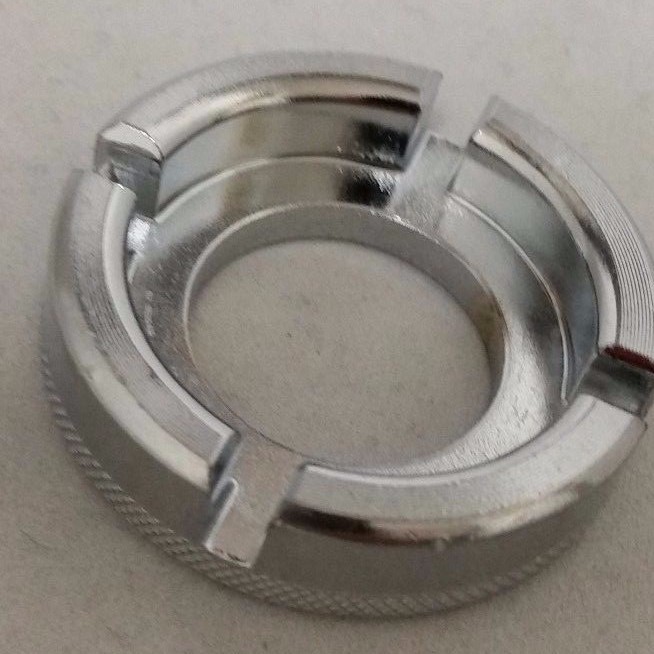 Bicycle round spoke wrench (Fits spokes 14 AND 15 gauge ) CHROME