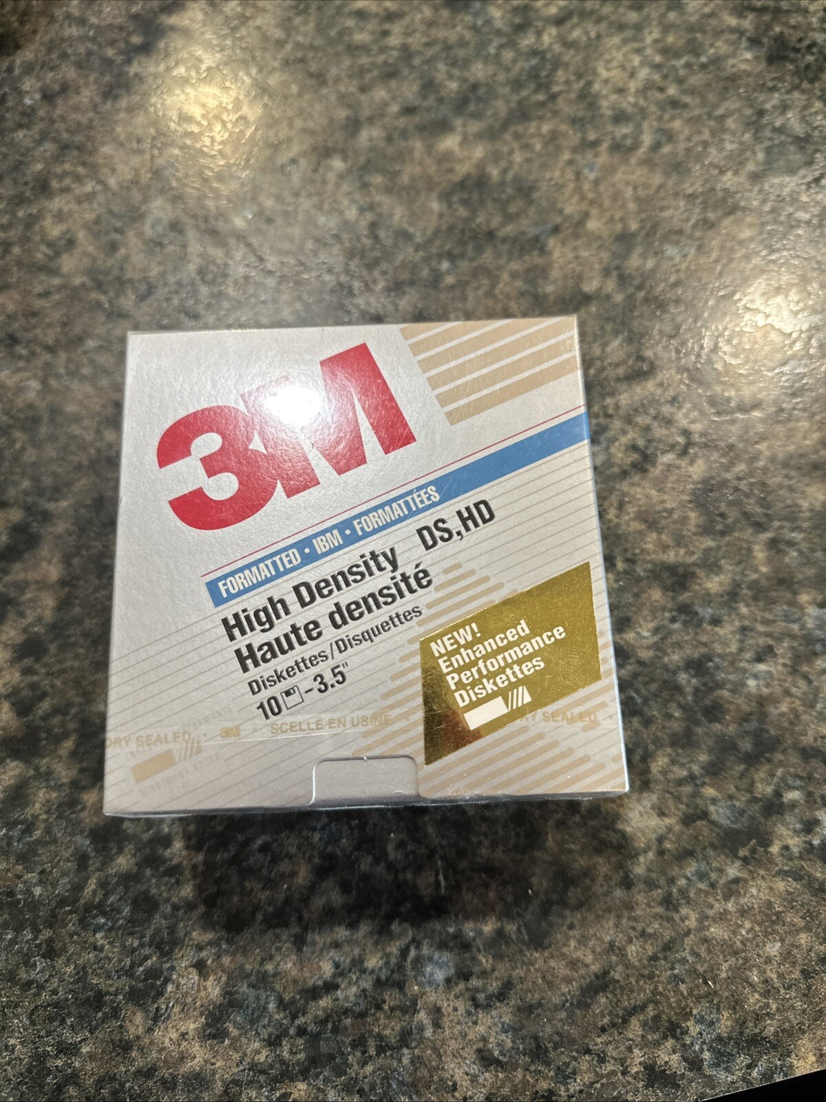 3.5" Floppy Disks, 10pk, 3M Brand, (NOS) and Factory Sealed. FREE SHIPPING