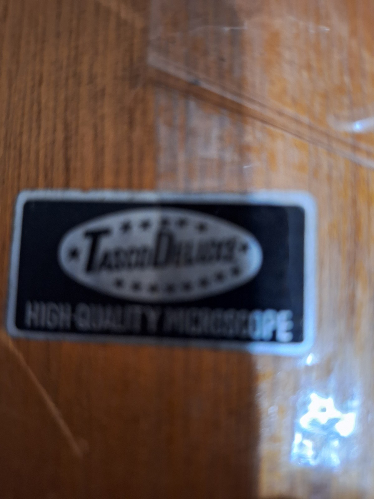 Vintage Tasco 900X Zoom Microscope.