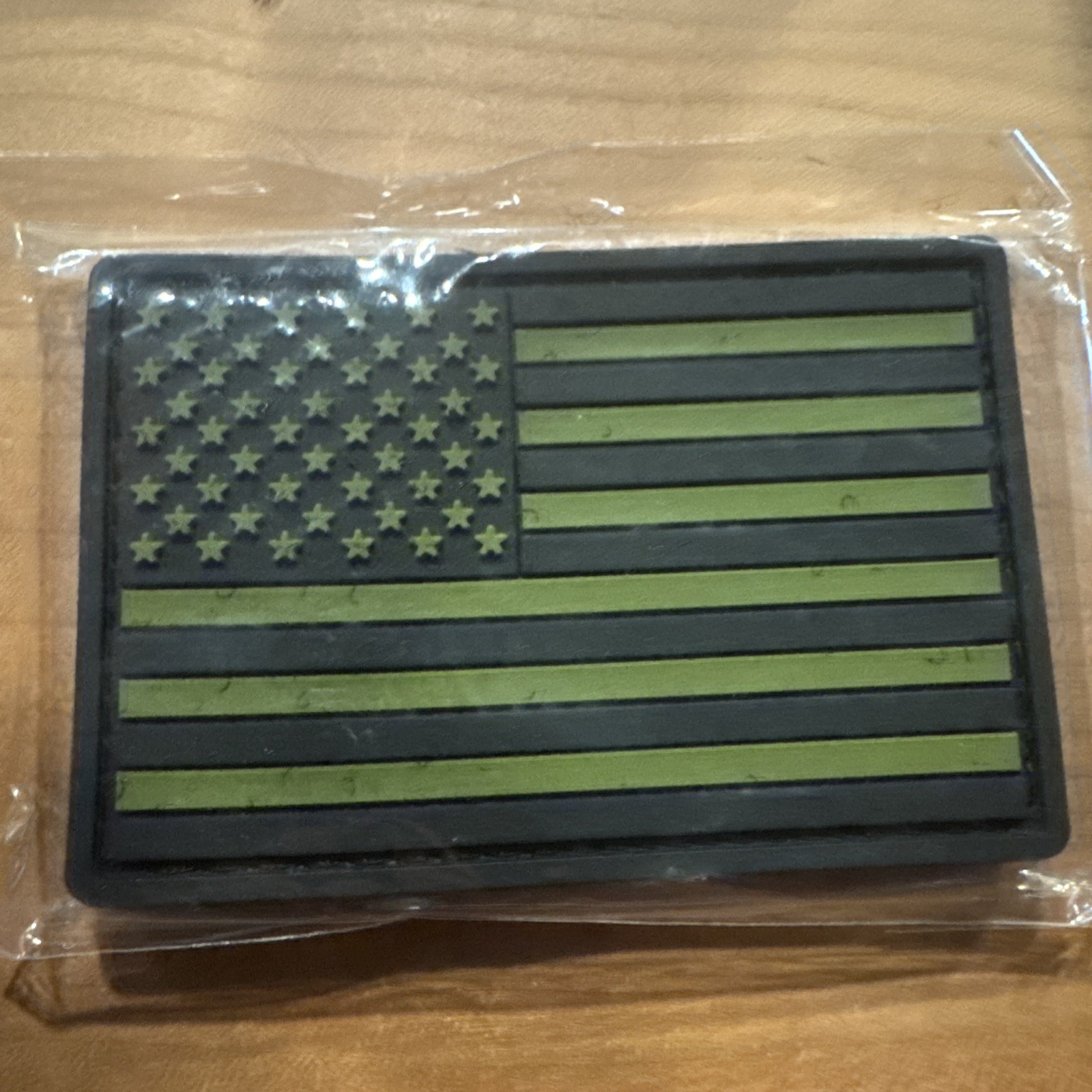 ZERT NATION Zombie Green/Black   "USA FLAG" – PVC Patch Zombie Zero Day