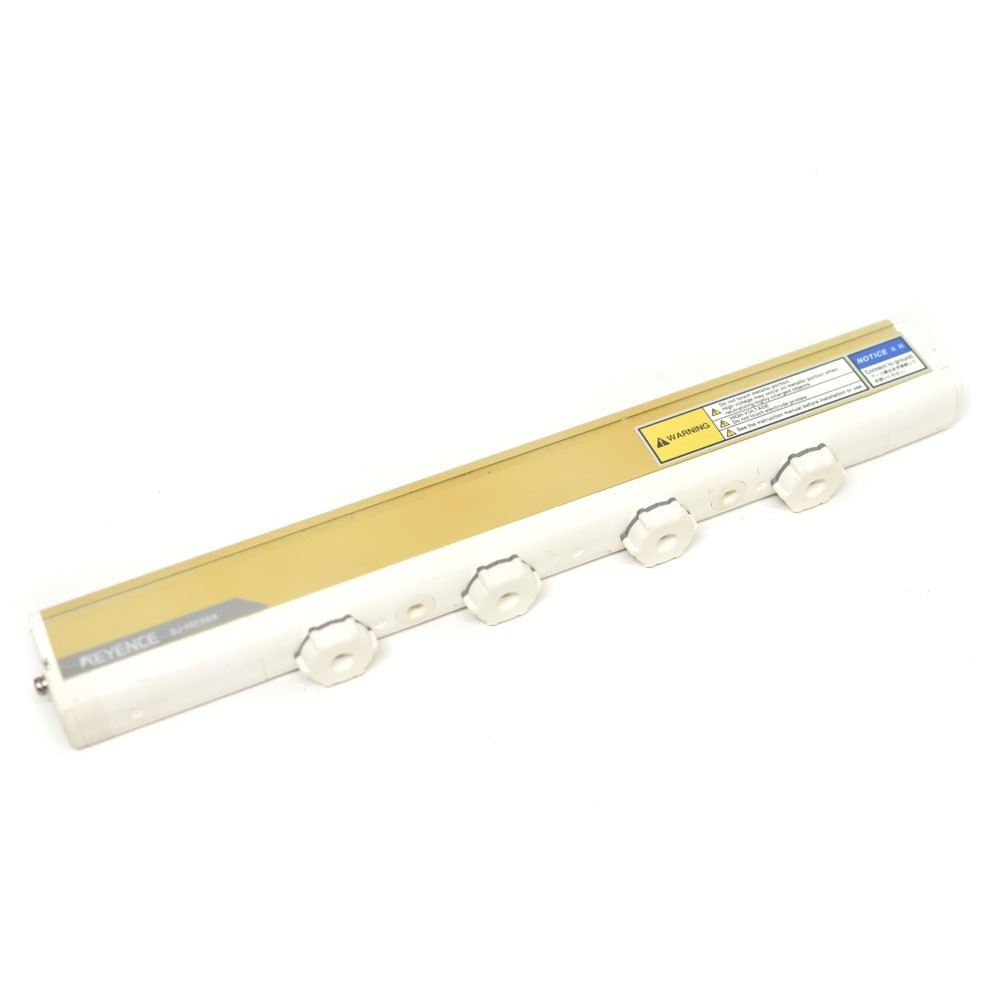 Keyence SJ-H036A Ionizer Bar Static Eliminator Main Unit and Controller Module