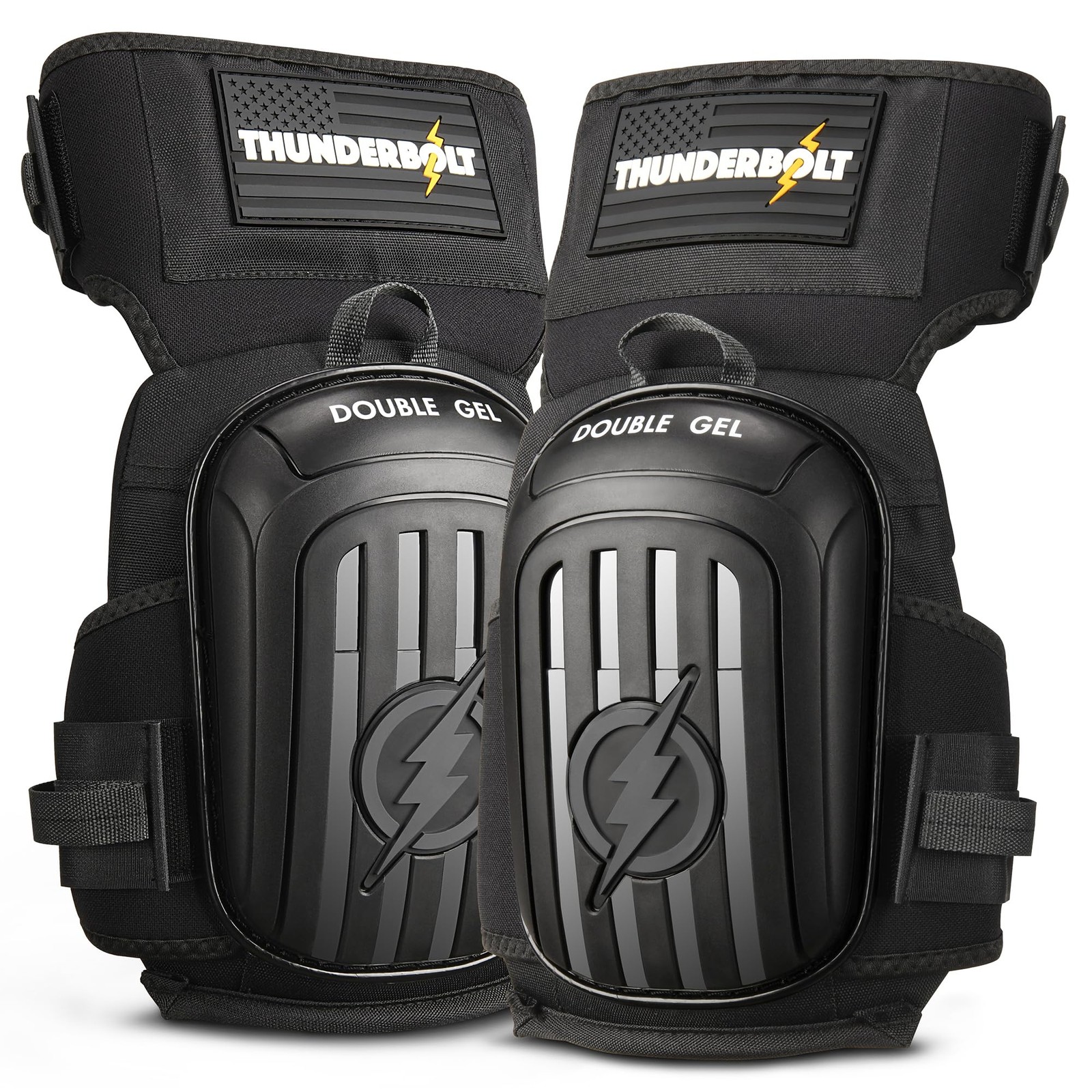 Best Thunderbolt Knee Pads for Men Construction Work and Women with Double Gel