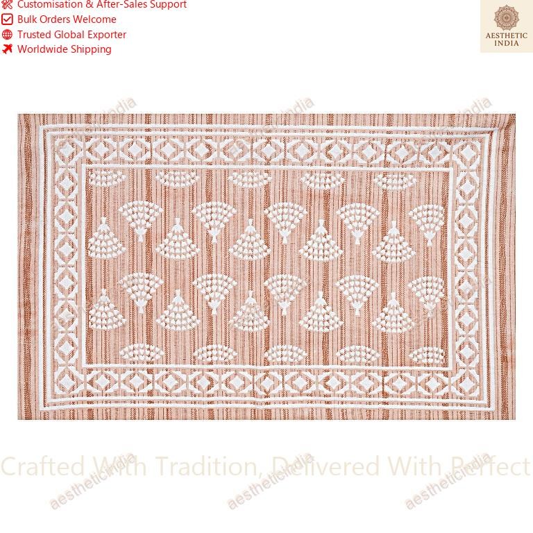 Double Size Sheet Mandala Bedsheet With 2 Pillow Cover Doritos Design