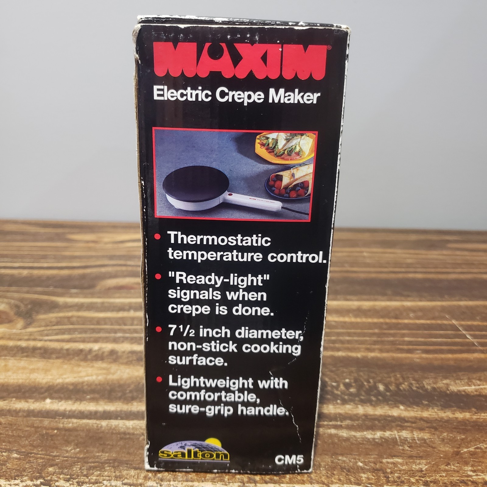 Maxim Electric Crepe Maker New Open Box