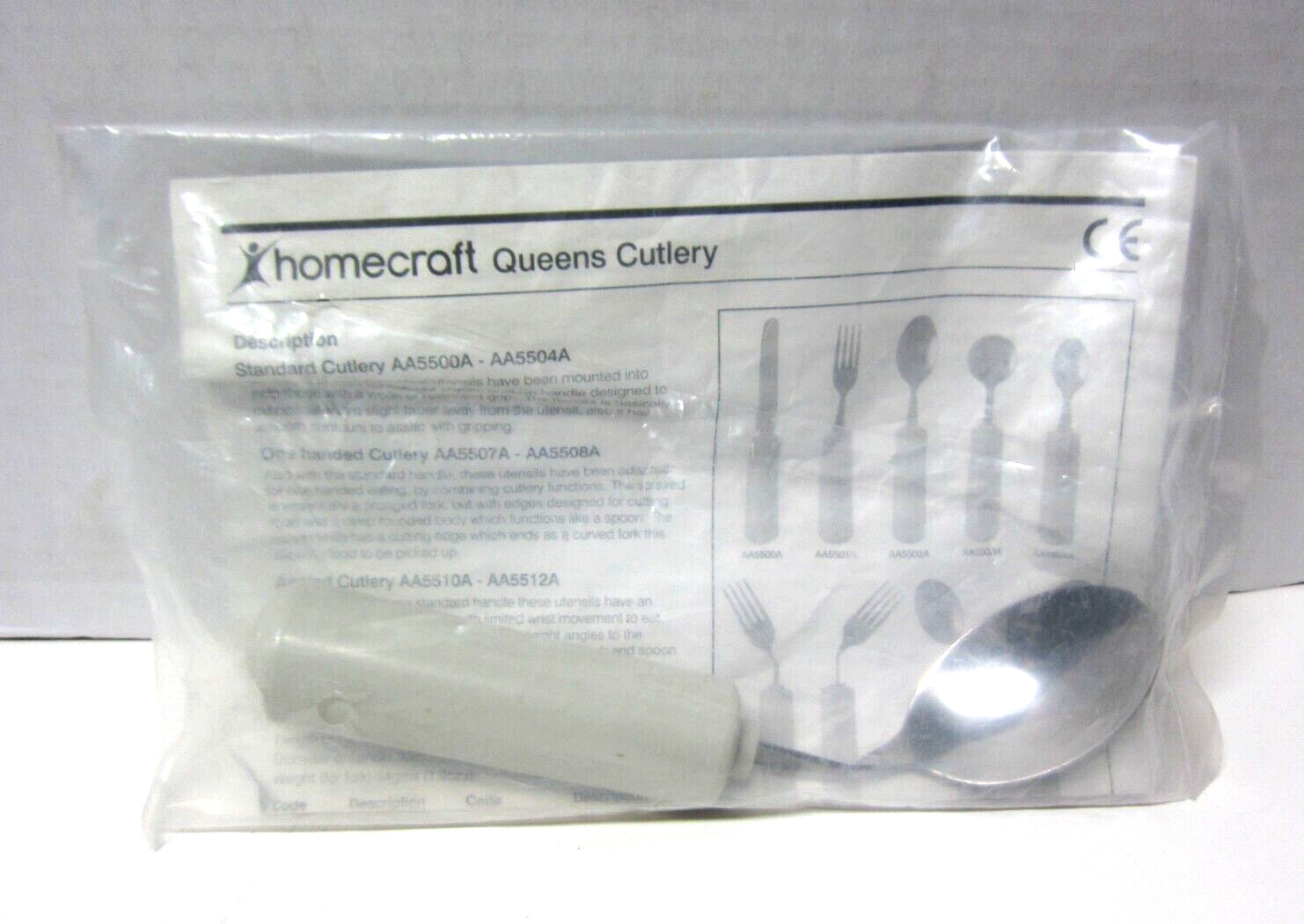 Homecraft Queens Performance Health AA5512RA Right Handed Angled Spoon Sealed