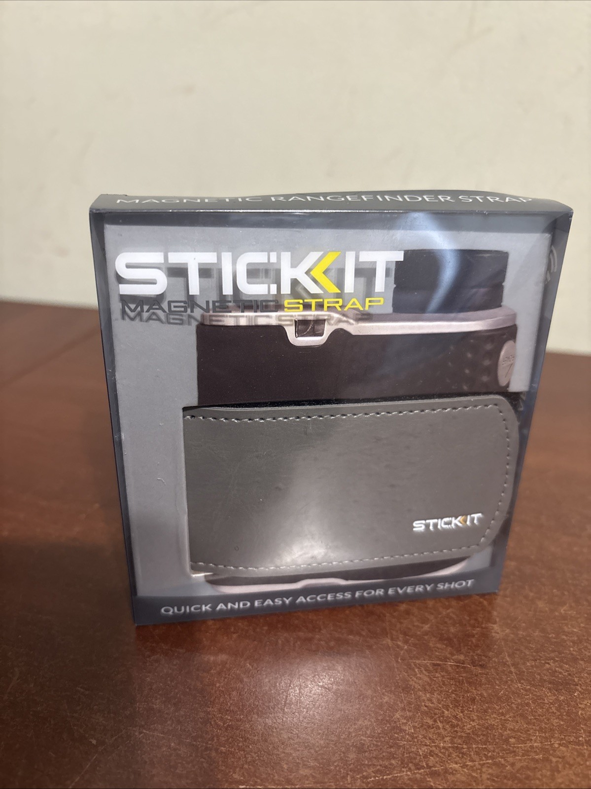 Monument Golf Stickit Stick It Magnetic Rangefinder Strap New In Box Grey