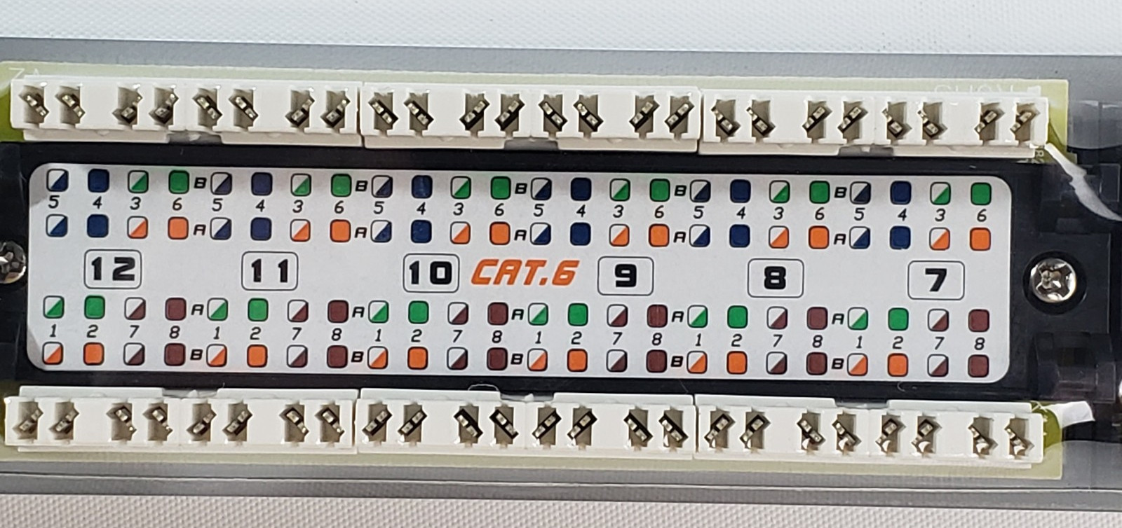 24 Port Patch Panel Cat6 1U Rackmount Ethernet 110 Cable Matters Punch Panel