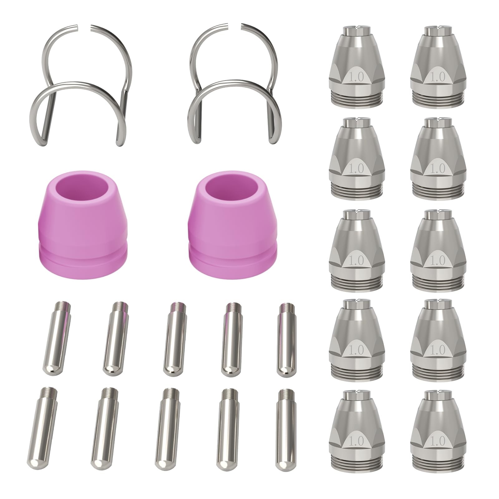 ARCCAPTAIN AG-60 Plasma Cutter Torch Consumables, 24Pcs .040'' 24PCS-.040"