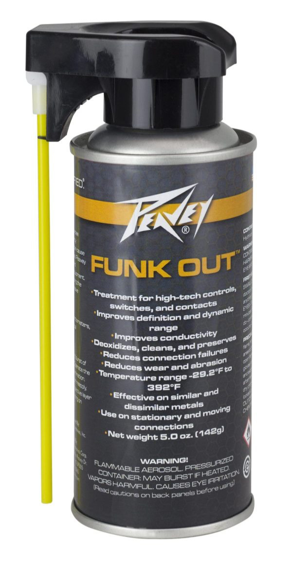 Peavey Funk Out Contact Cleaner for Pots Switches Controls & Electronics