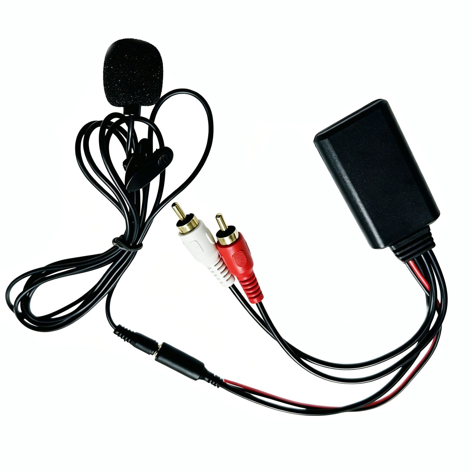 1PCS Car 12V Aux Bluetooth 5.0 Adapter Module Music Receiver Car Kit 2 RCA Input