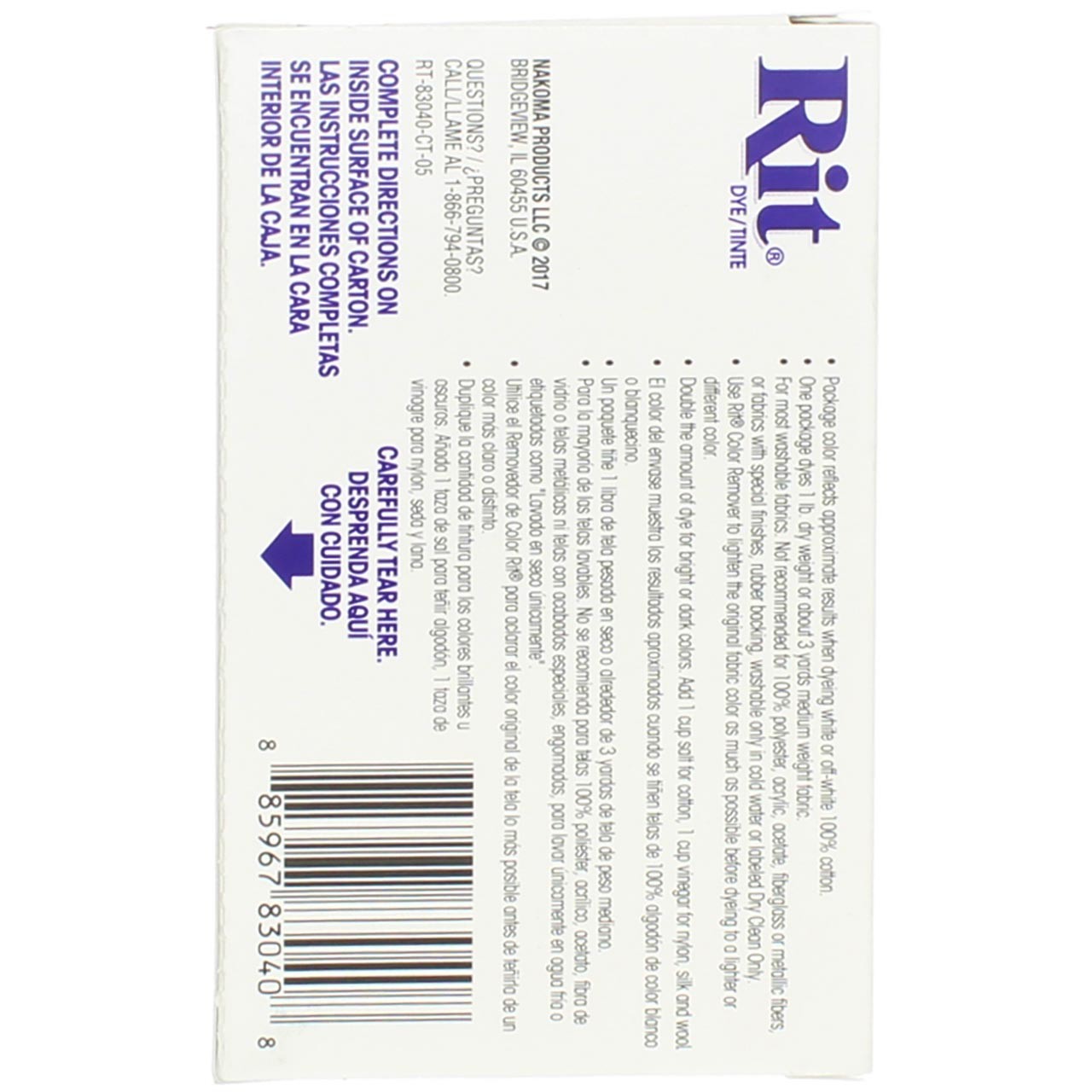 4 Pack Rit All-Purpose Powder Dye, Teal, 1.125 oz