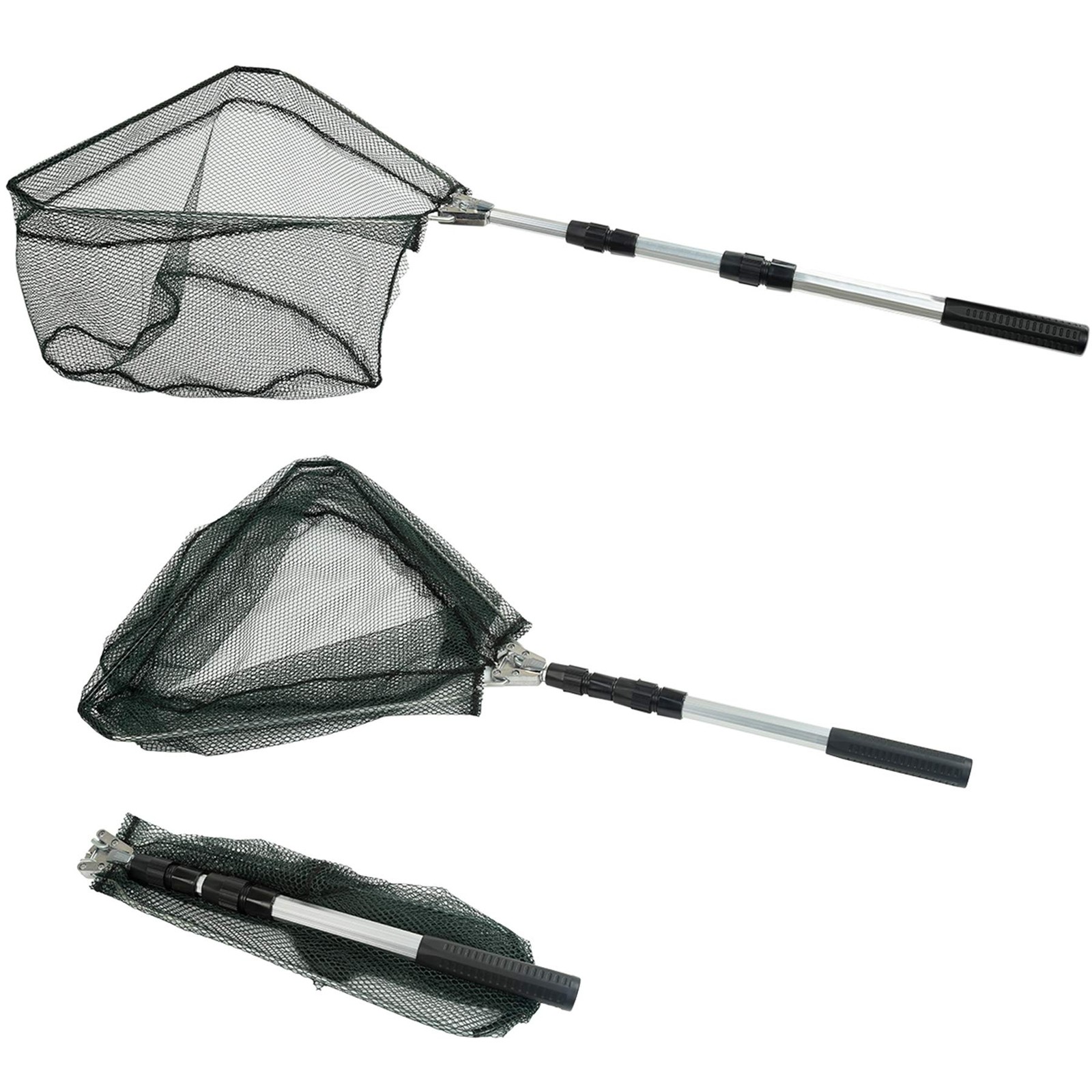 Fishing Landing Net with Telescoping 50" Full Extended, 36" Aluminum Handle