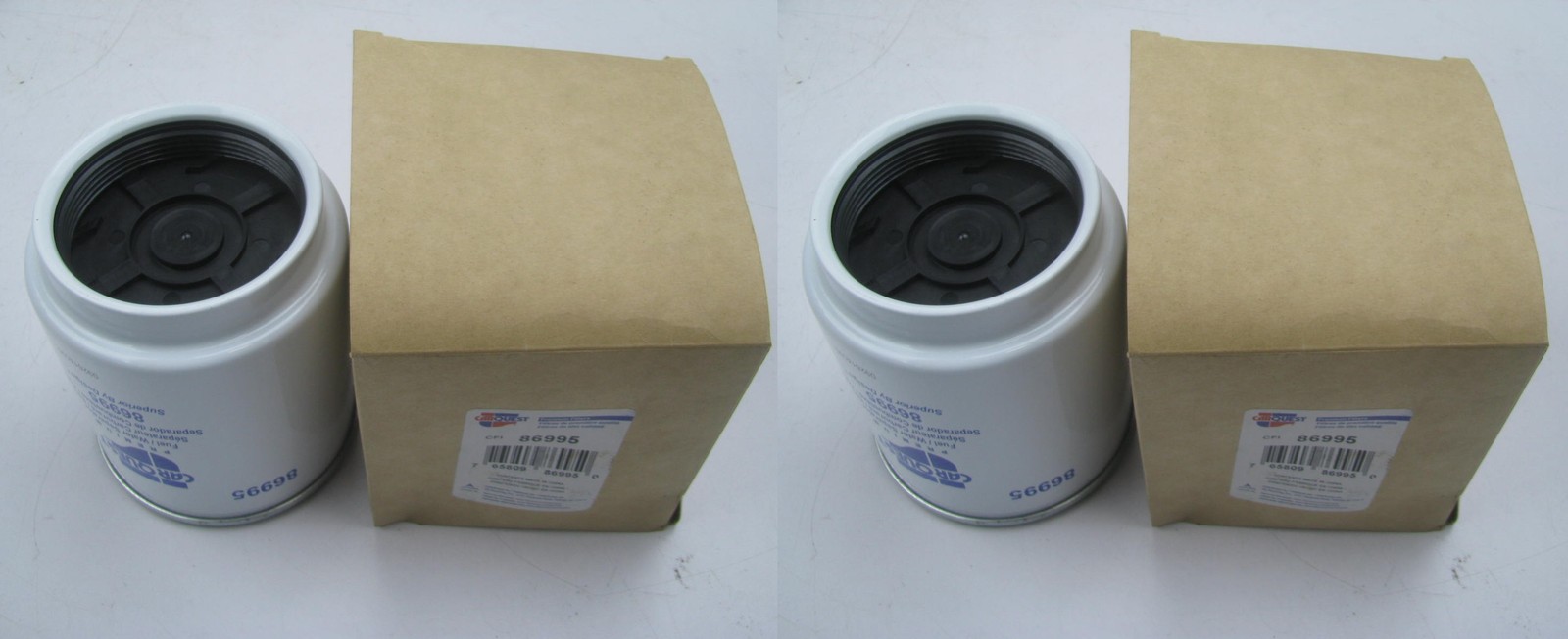 (x2) Carquest 86995 Diesel Fuel Water Separator Filters Replaces PS10678 33995