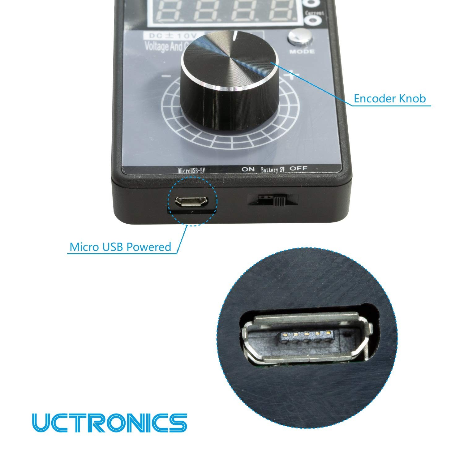 DC ±10V 0/4-20mA Current Voltage Signal Generator, USB Power Supply Interface...