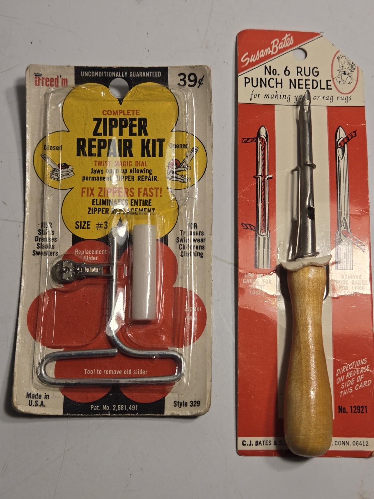 Vintage Sewing Accessories In Original Packaging