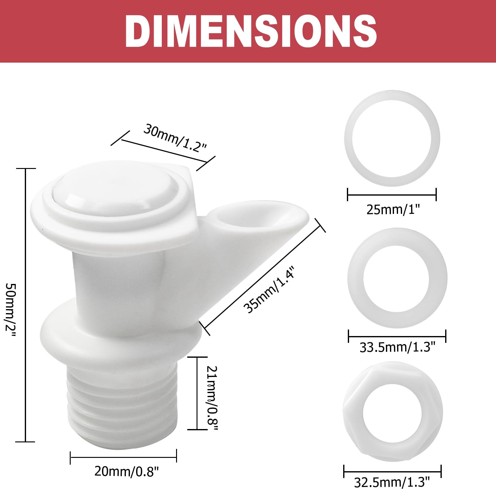 10 Pack Push Button Water Spigot Cooler Spigot Replacement Water Spigot Pla...