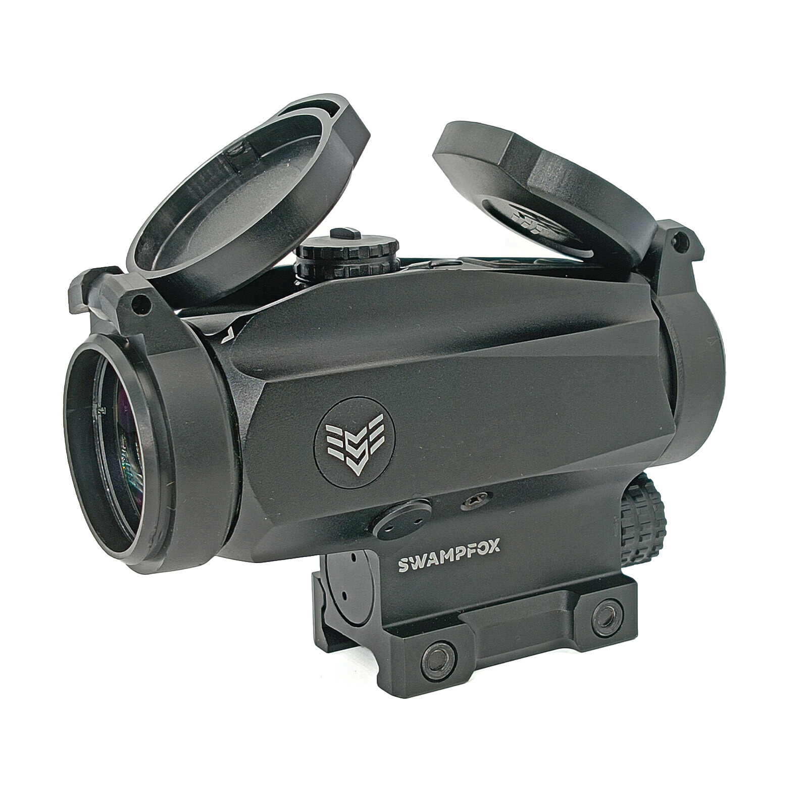 Swampfox Trihawk 3x30 Prism Scope Shake 'N Wake Trident MOA Red Reticle