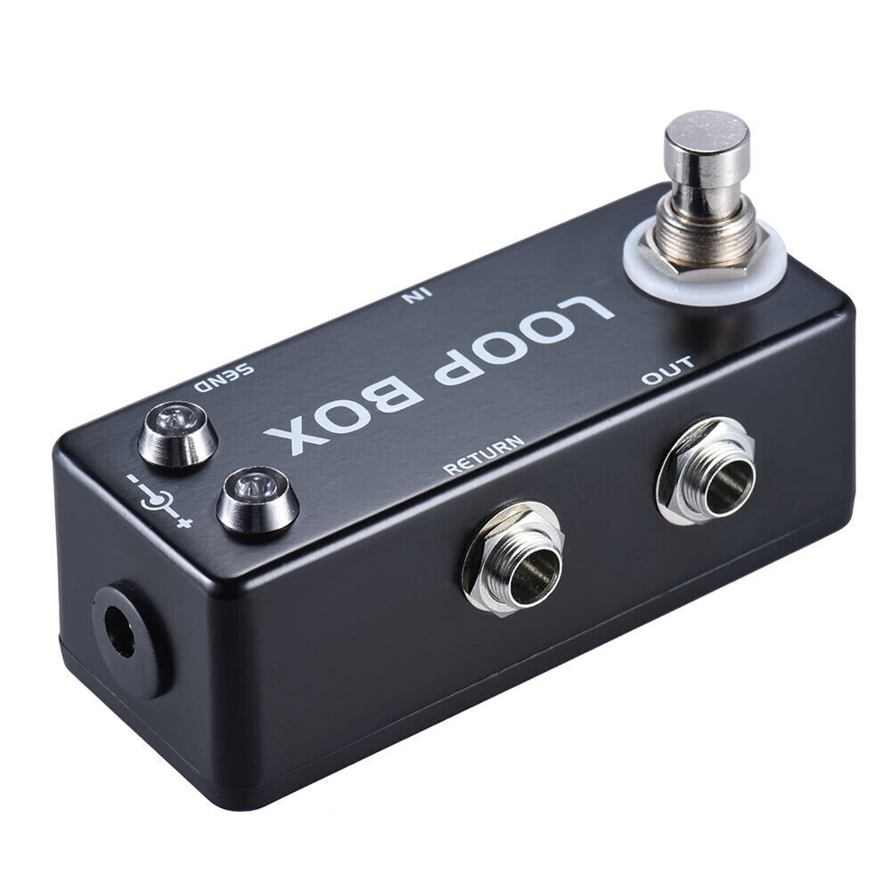 MOSKY Loop Box Mini Guitar Switcher Pedal True Bypass Looper Route Selection