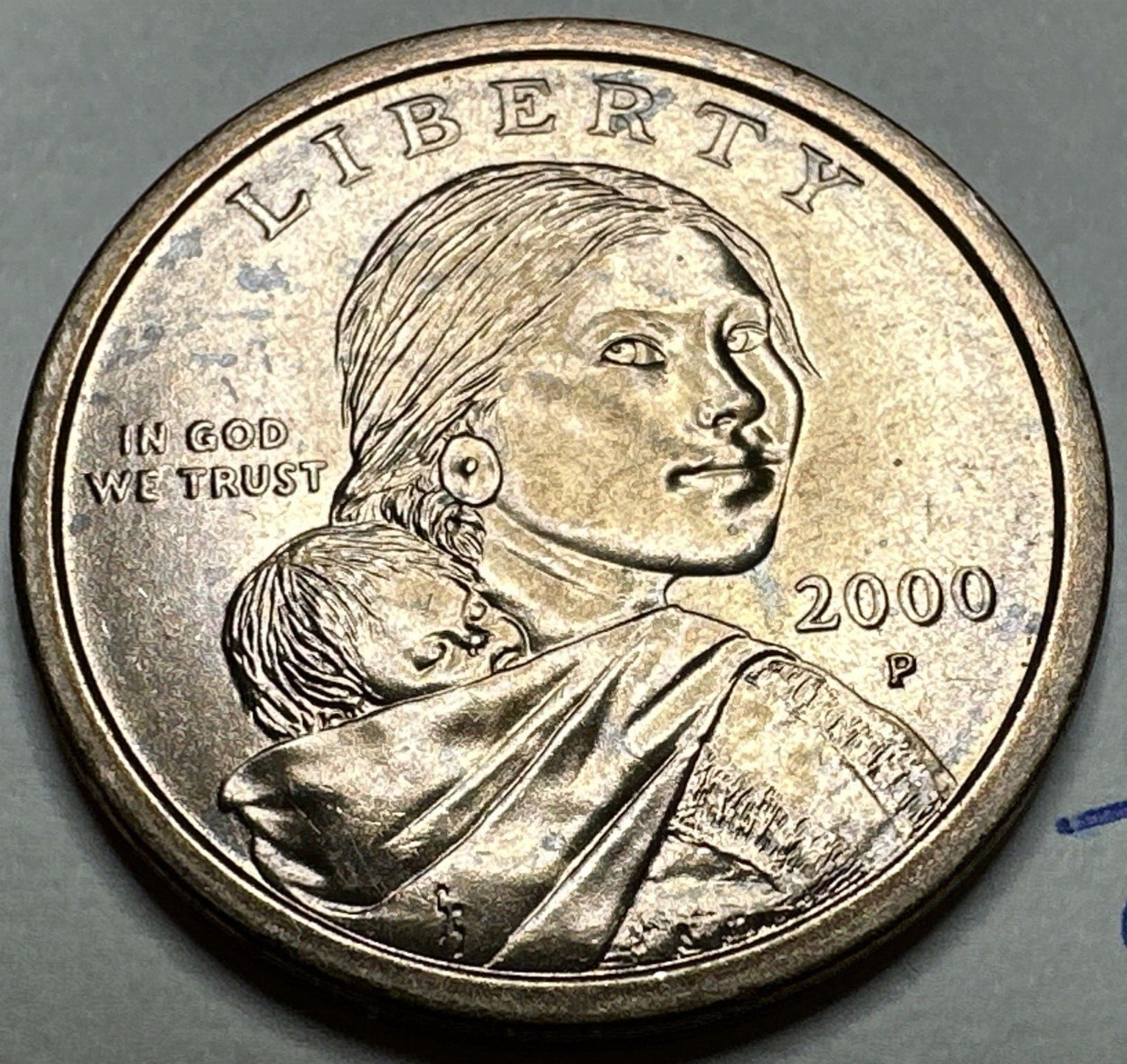 Sacajawea Dollar Coin 2000 P Smooth Edge 9089N