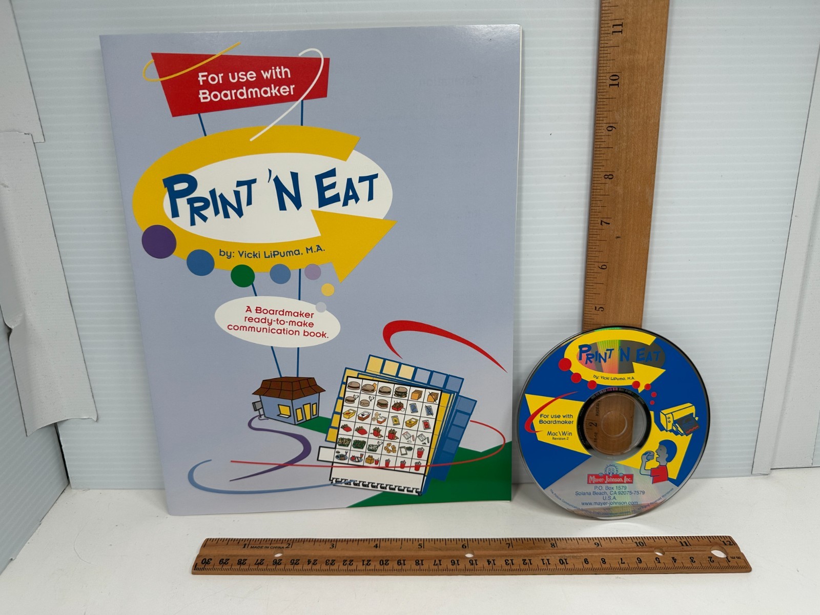 Print 'n Eat use with Boardmaker Disc Manual Mayer-Johnson