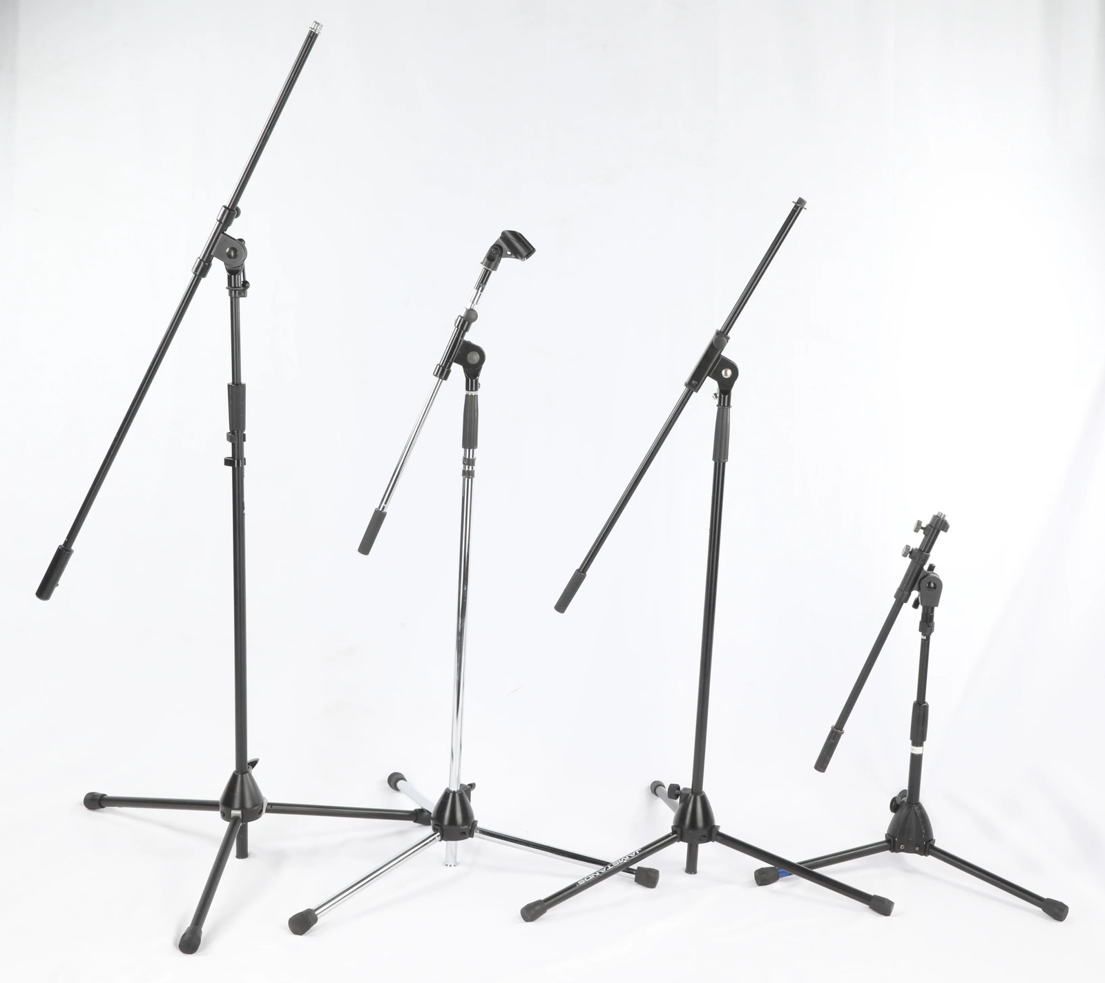 4-Piece Microphone Stand Lot On-Stage K&M Tama Jamstands