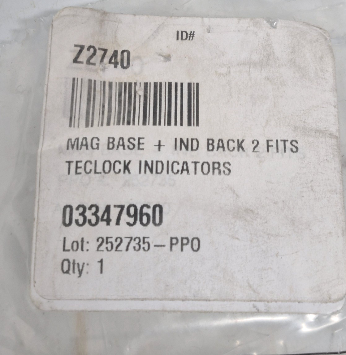 2" Diameter Magnetic Drop Indicator Back Use with Teclock Made in USA