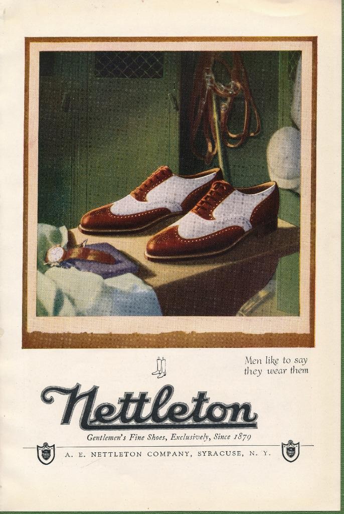 Magazine Ad - 1923 - Nettleton Shoes - (#3)