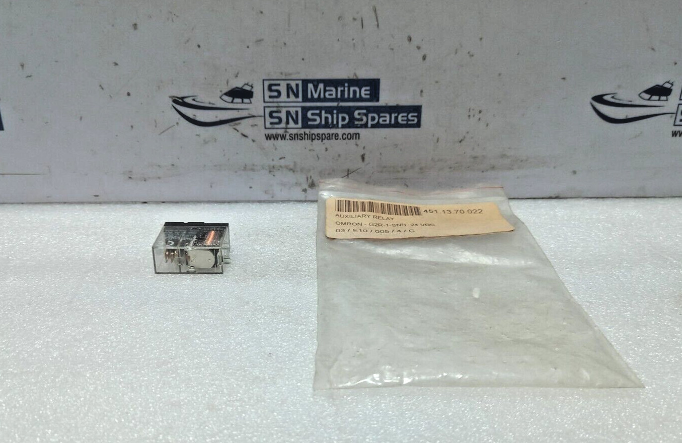 Omron G2R-1-SND Auxiliary Relay 24VDC 4PCs In Lot
