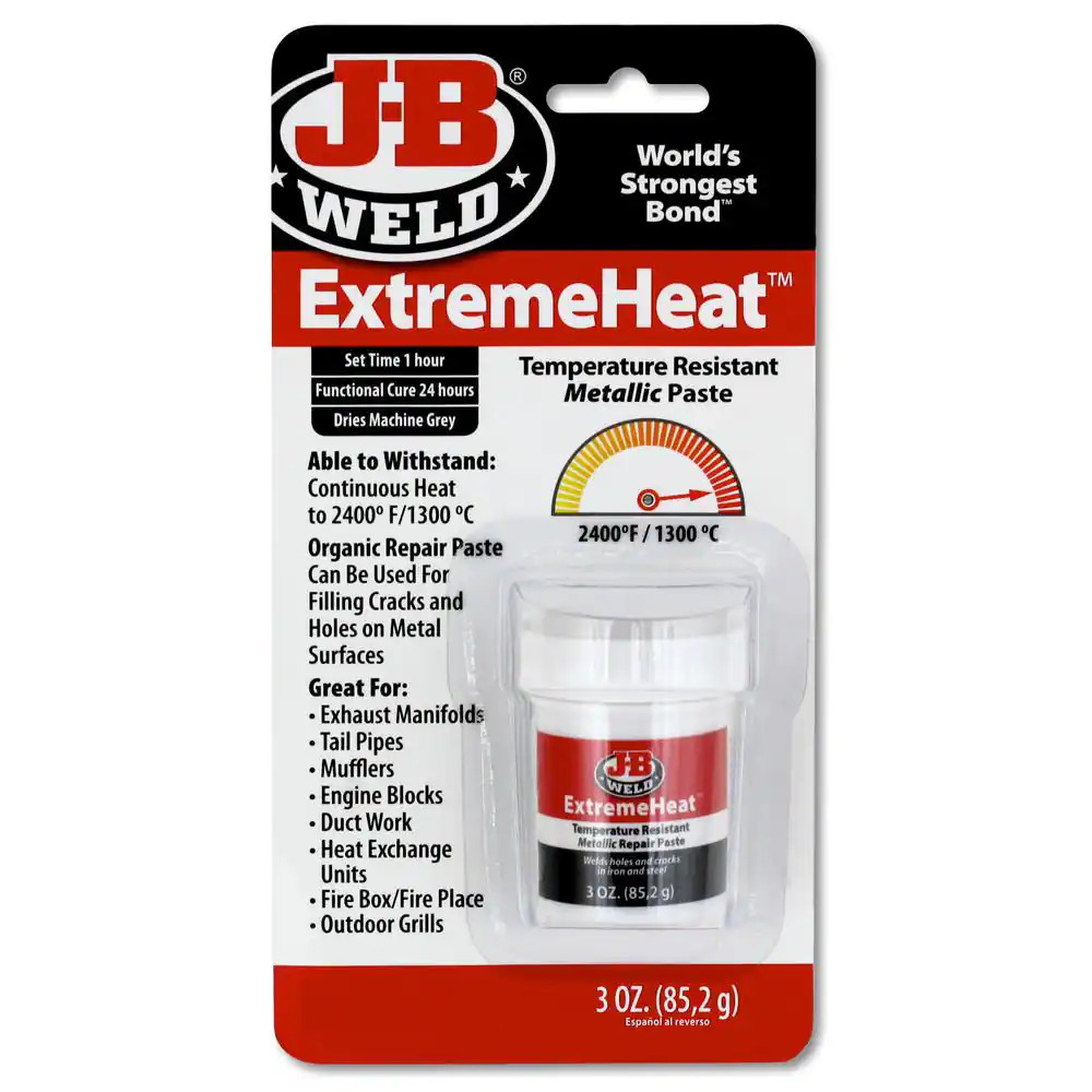 J-B Weld 37901 Extremeheat High Temperature 1000F Resistant Bonding Paste 3 Oz