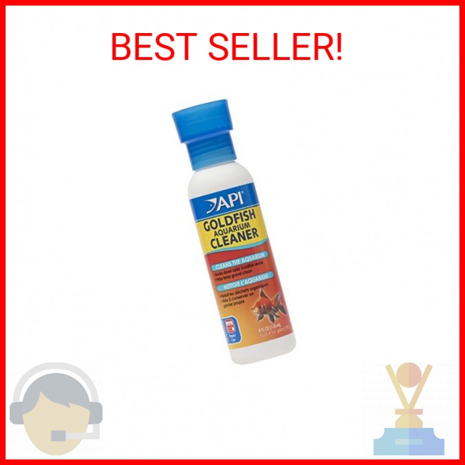API GOLDFISH AQUARIUM CLEANER Aquarium Cleaner 4-Ounce Bottle