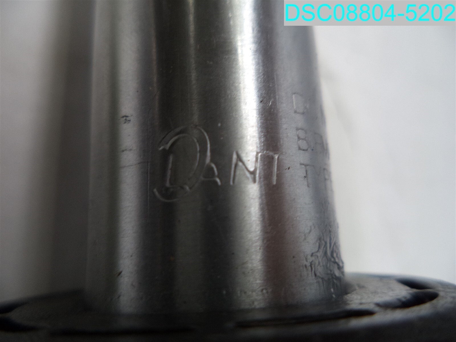 10" Dant Chrome Office Chair Gas Lift Cylinder 2"OD 1-1/2" At Tapered Base