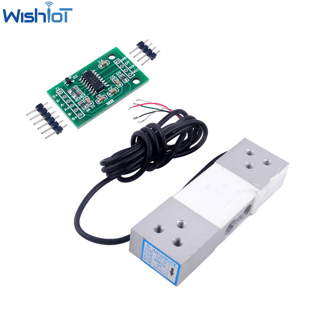 100KG Digital Load Cell Weight Sensor and HX711 AD Converter Breakout Module