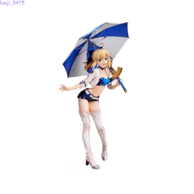 Fate/stay night Racing Girl Saber PVC Figurine Birthday Gift Desktop Ornaments