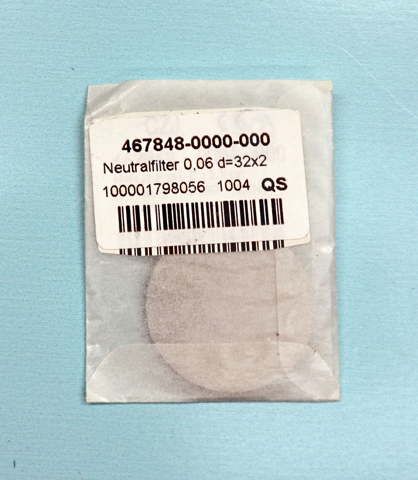 Zeiss  Neutral density filter 0.06 Axio series, 467848