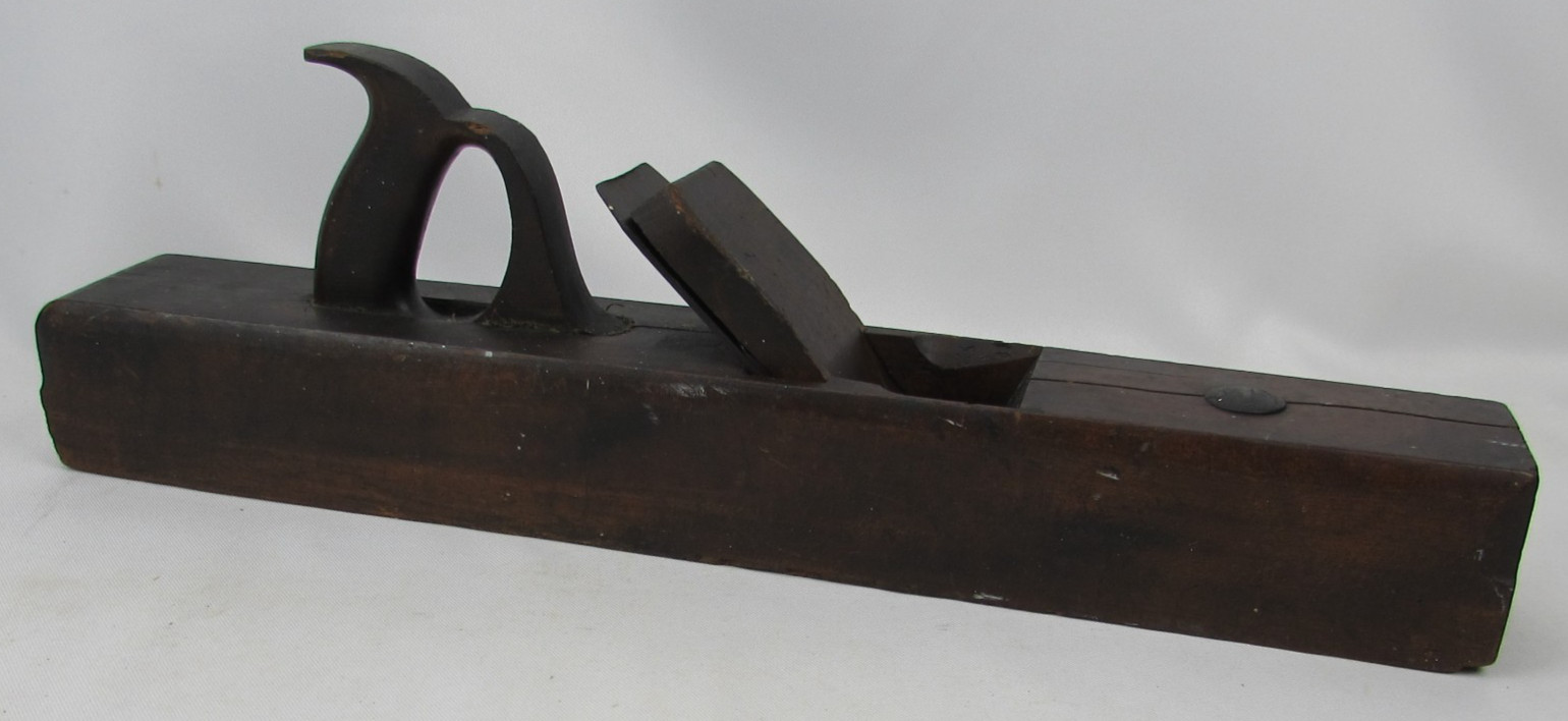 Early OGONTZ Tool Co (OHIO TOOL) #19 Wooden Jack Plane - Sandusky Tool Co. Blade