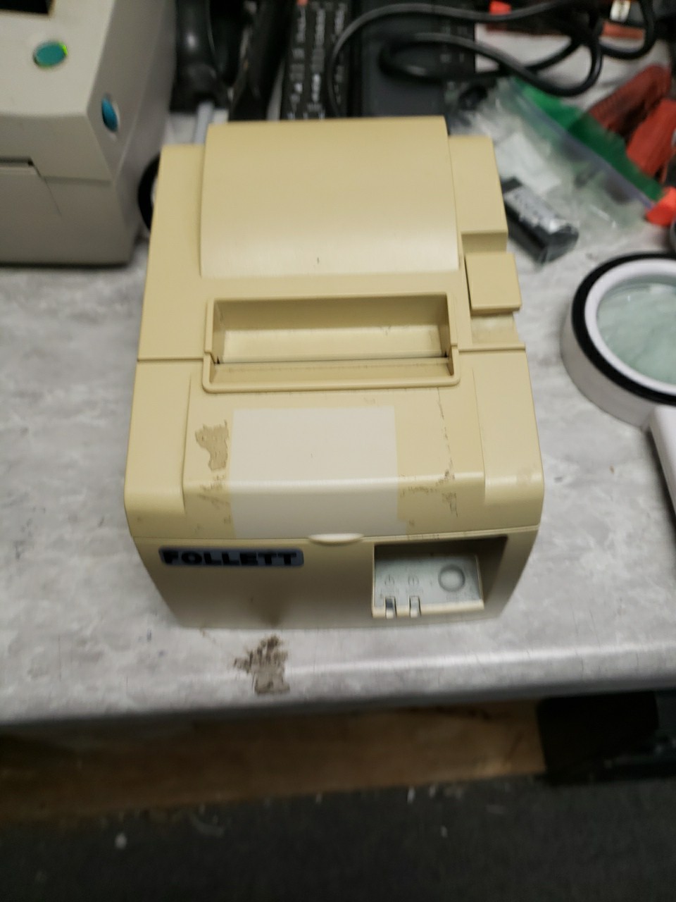 FOLLETT TSP100 Thermal POS Receipt Printer  w power cord FREE SHIP