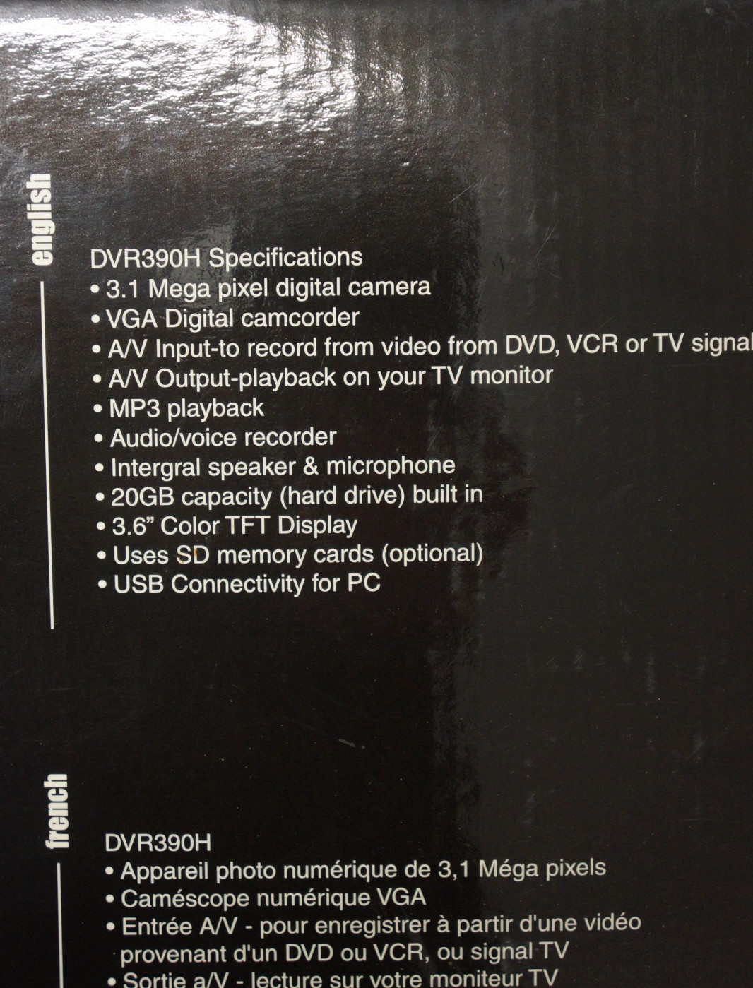 Vivitar DVR-390H 3.1 MP Digital Multimedia Recorder/Player