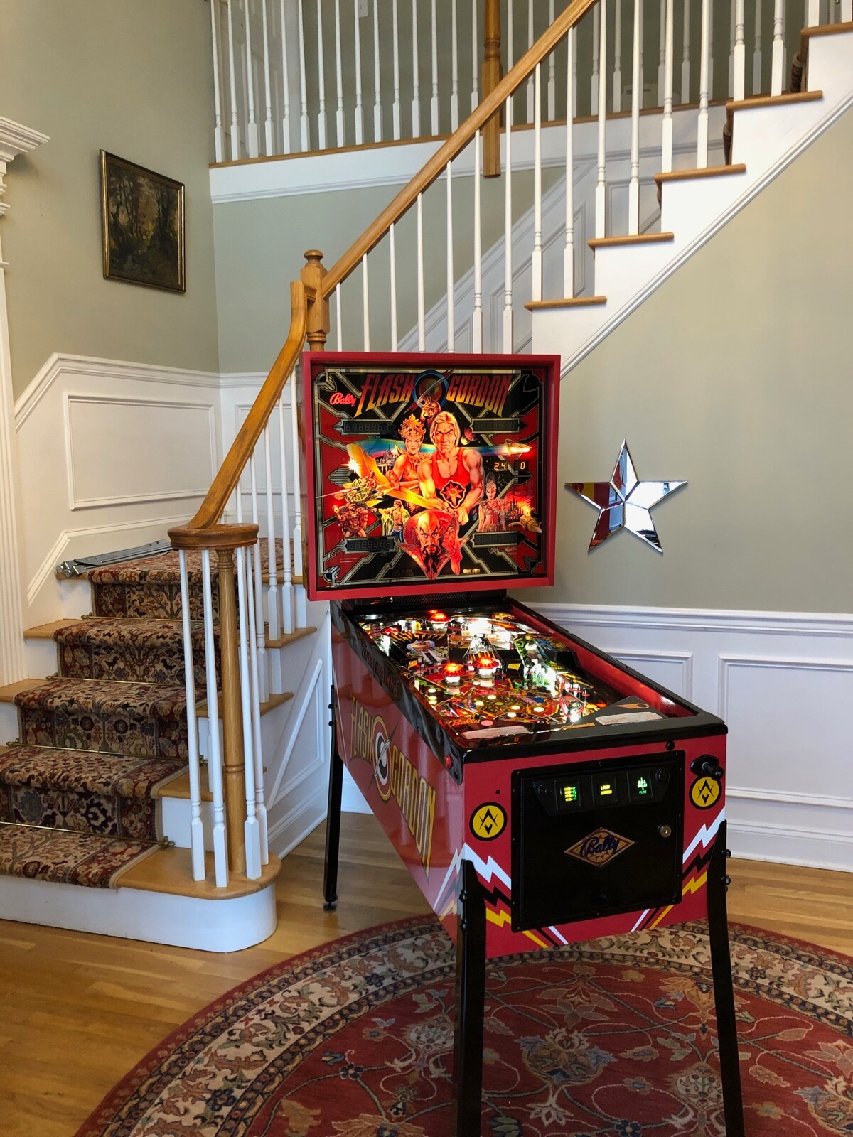 Beautifully restored! Flash Gordon 1981 Bally pinball machine! New playfield!