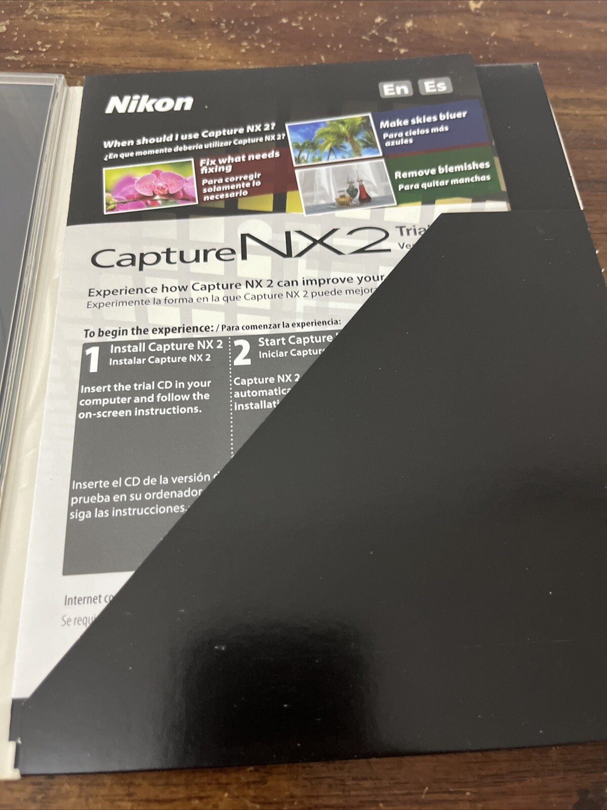Nikon Capture NX 2 Camara Software CD Trial Version Windows & Mac Computer