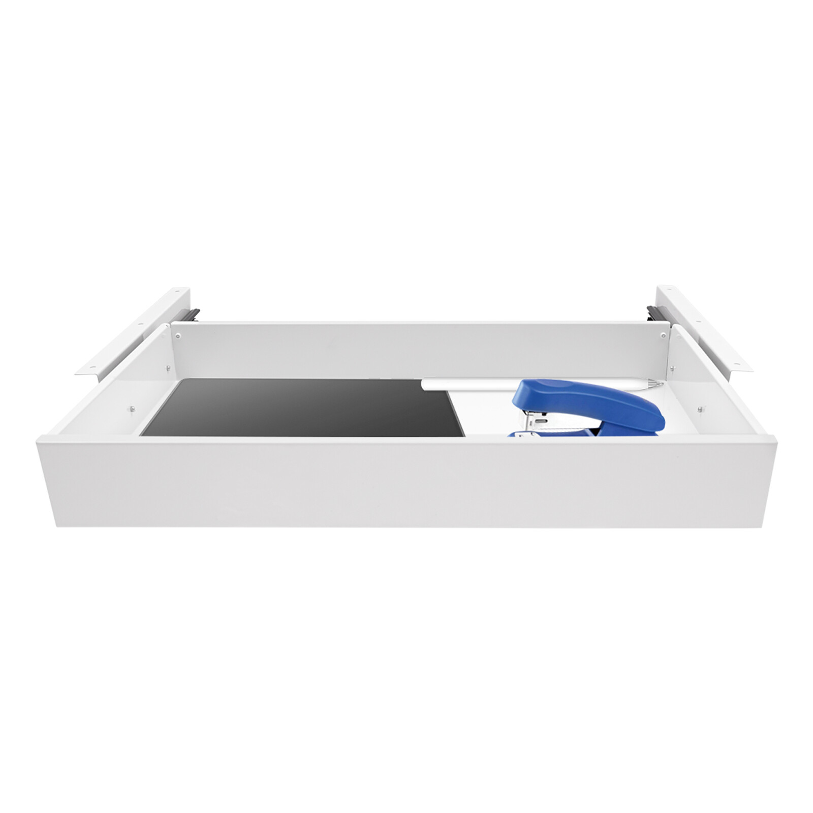 Sliding Under-Desk Drawer Organizer for Stand-Up Desks - Space-Saving Storage