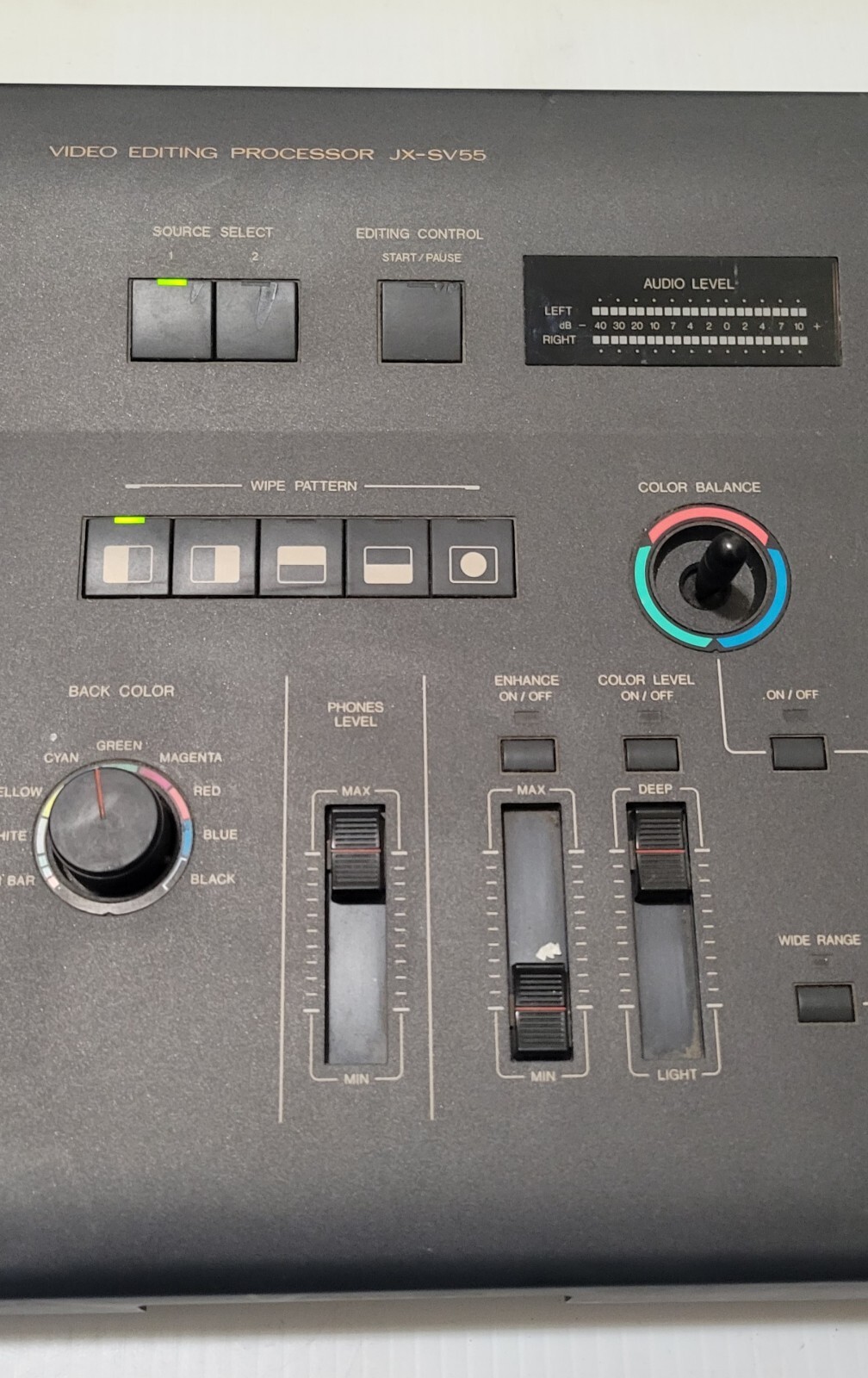 JVC JX-SV55c Video Editing Processor